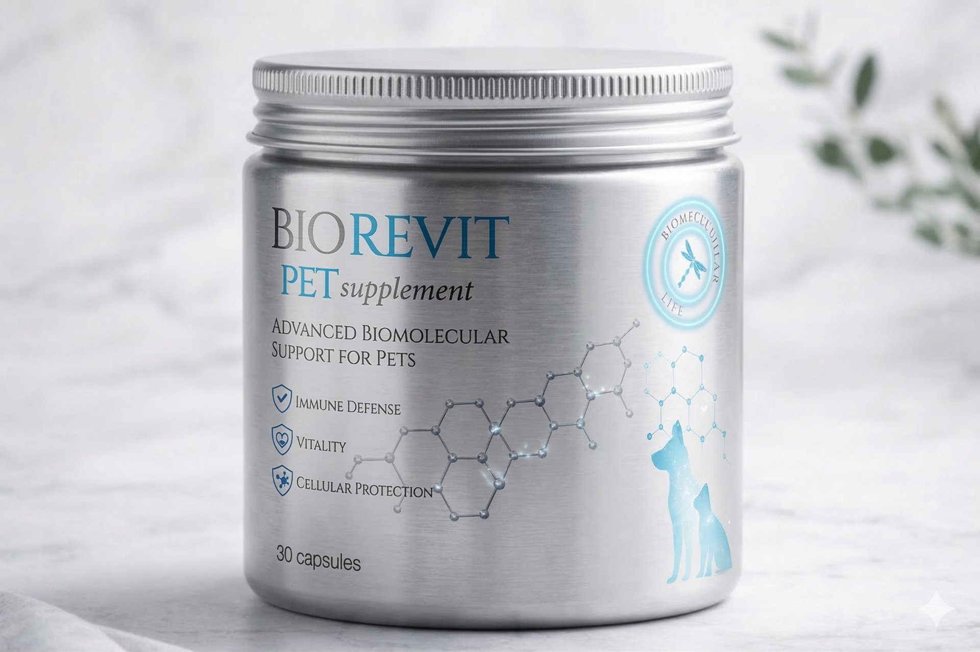 BIOREVIT PET — biomolecular supplement for companion animals